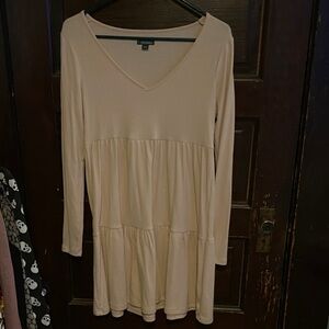Wild Fable Cream Long Sleeve Tunic